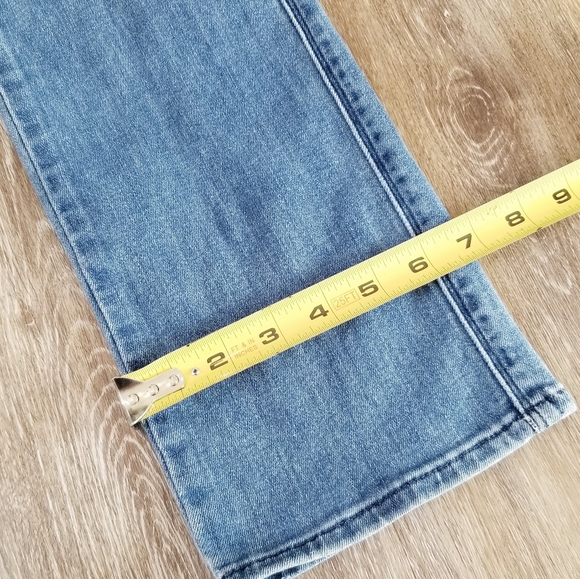 7 for all Mankind Women's Mid Rise Straight Leg - Boot cut Denim Jean's sz 29 - Picture 9 of 14